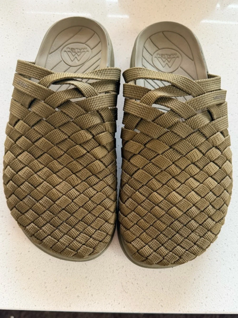 Men's Woven Slip-On Clog - Brown